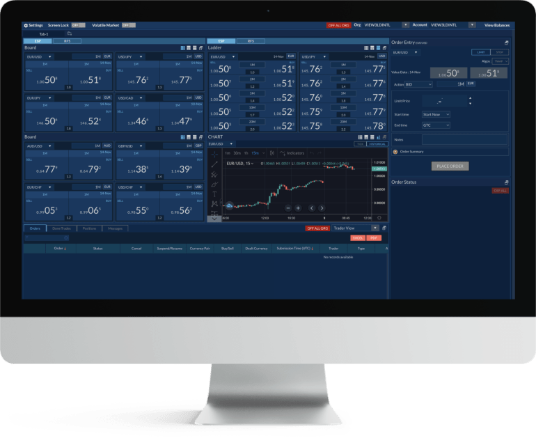 StoneX Pro FX platform showcasing intuitive tools for clients to navigate various asset classes